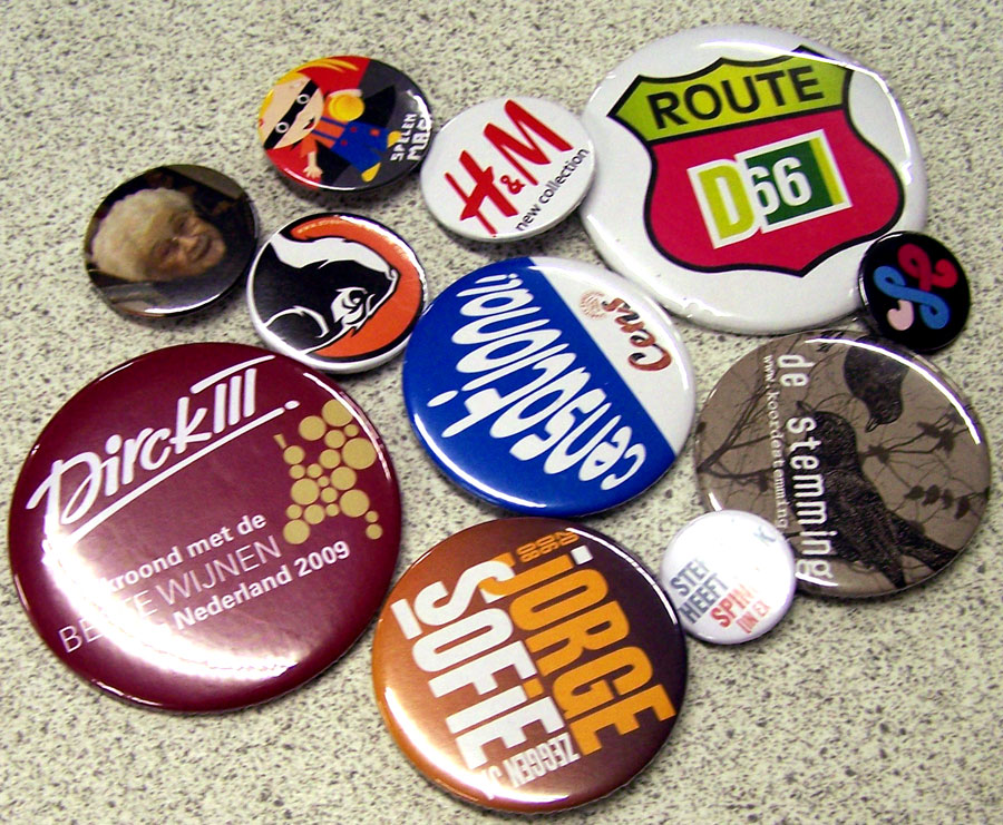 button pin badges